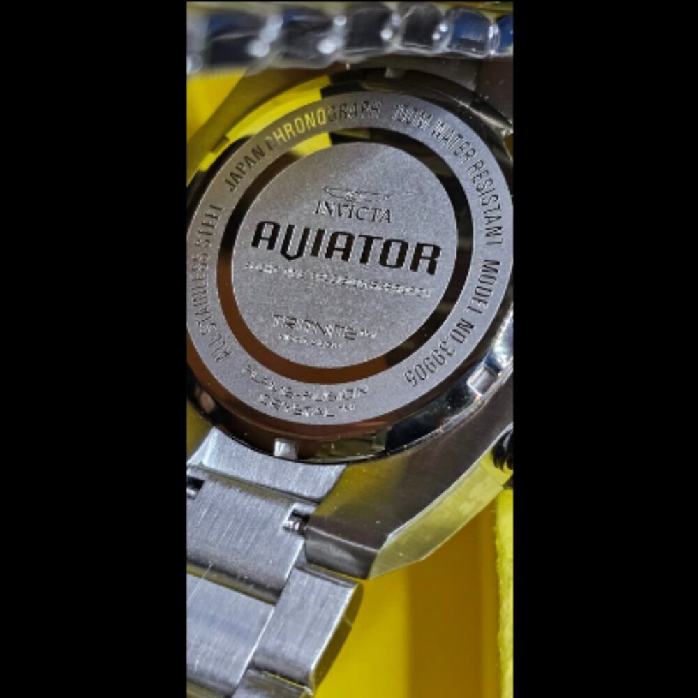 Invicta Aviator Chrono White F-16 dial Must see - Picture 5 of 5
